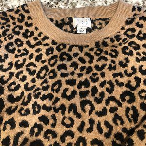 Cheetah Print Sweater -- A New Day Brand